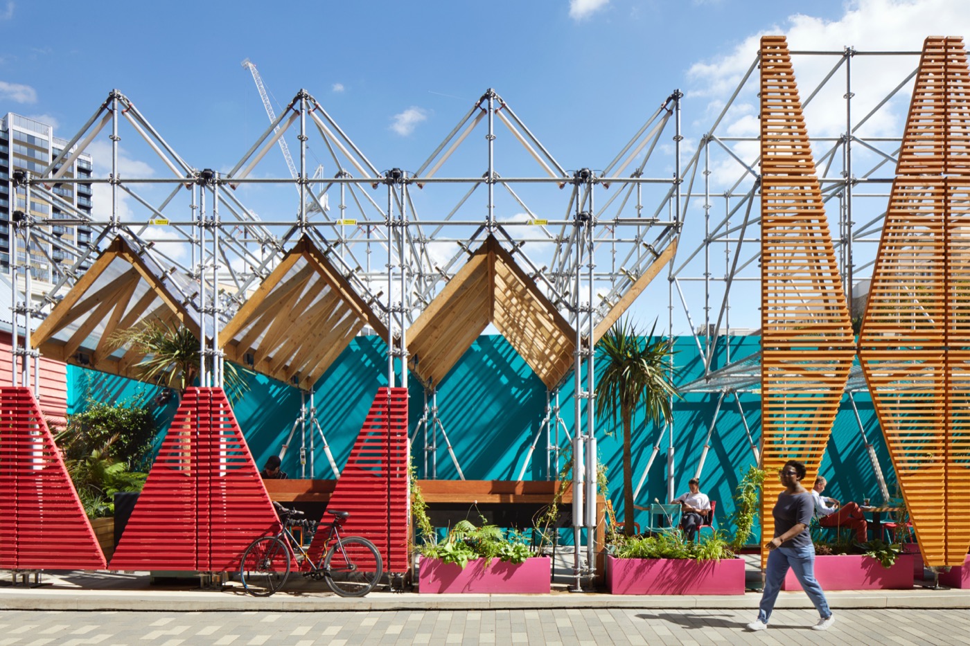 伦敦 Elephant Park 绿色空间重生 | Sayer Street 与 The Meadow-14