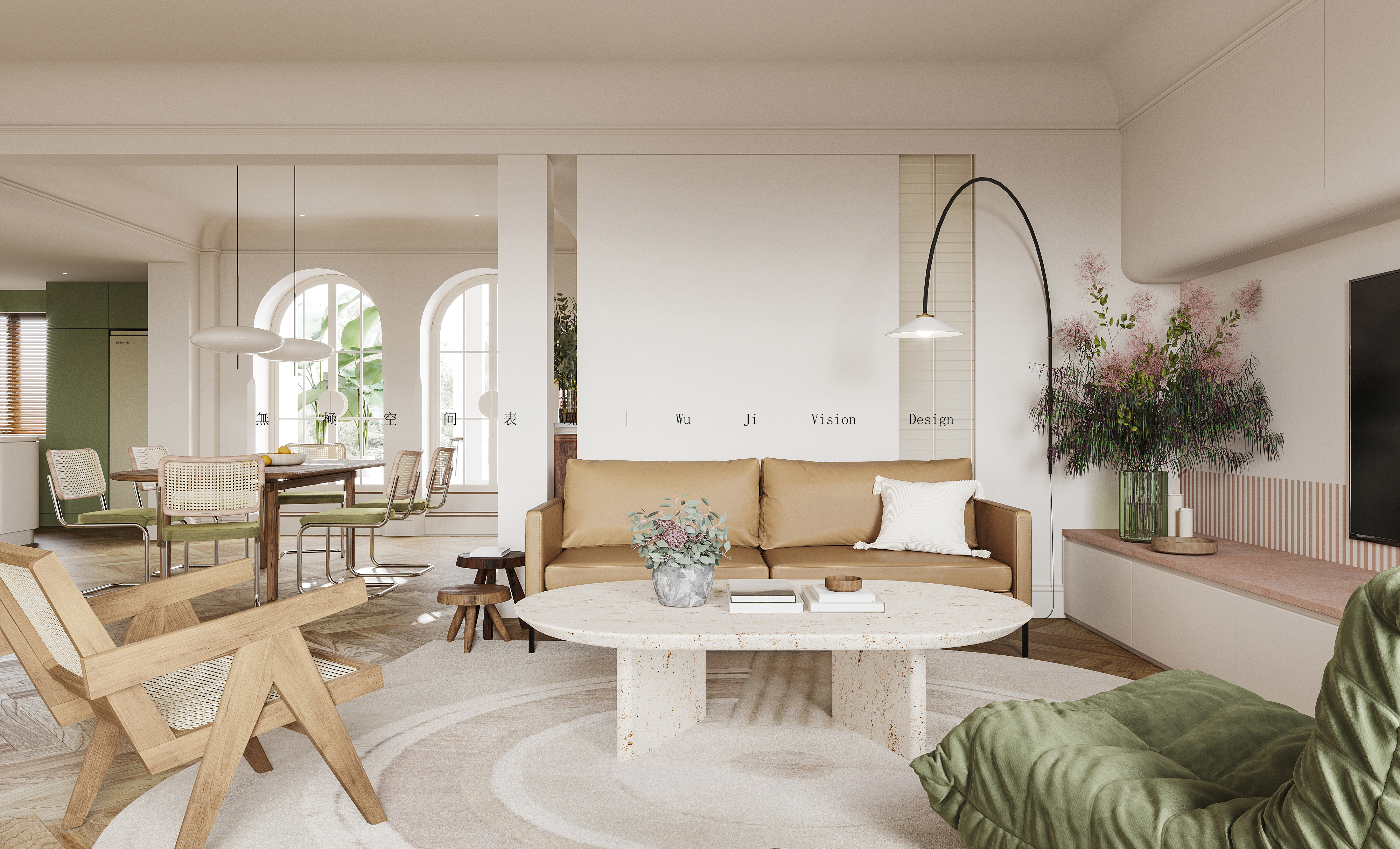 暖阳下的舒适空间 | 3DMAX2020 打造温馨家居设计-3