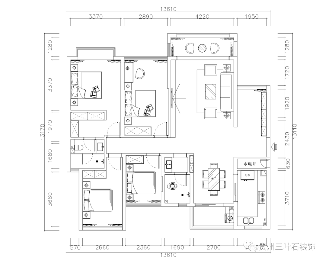 安普•翡丽云邸现代简约风豪宅设计丨三叶石装饰-31