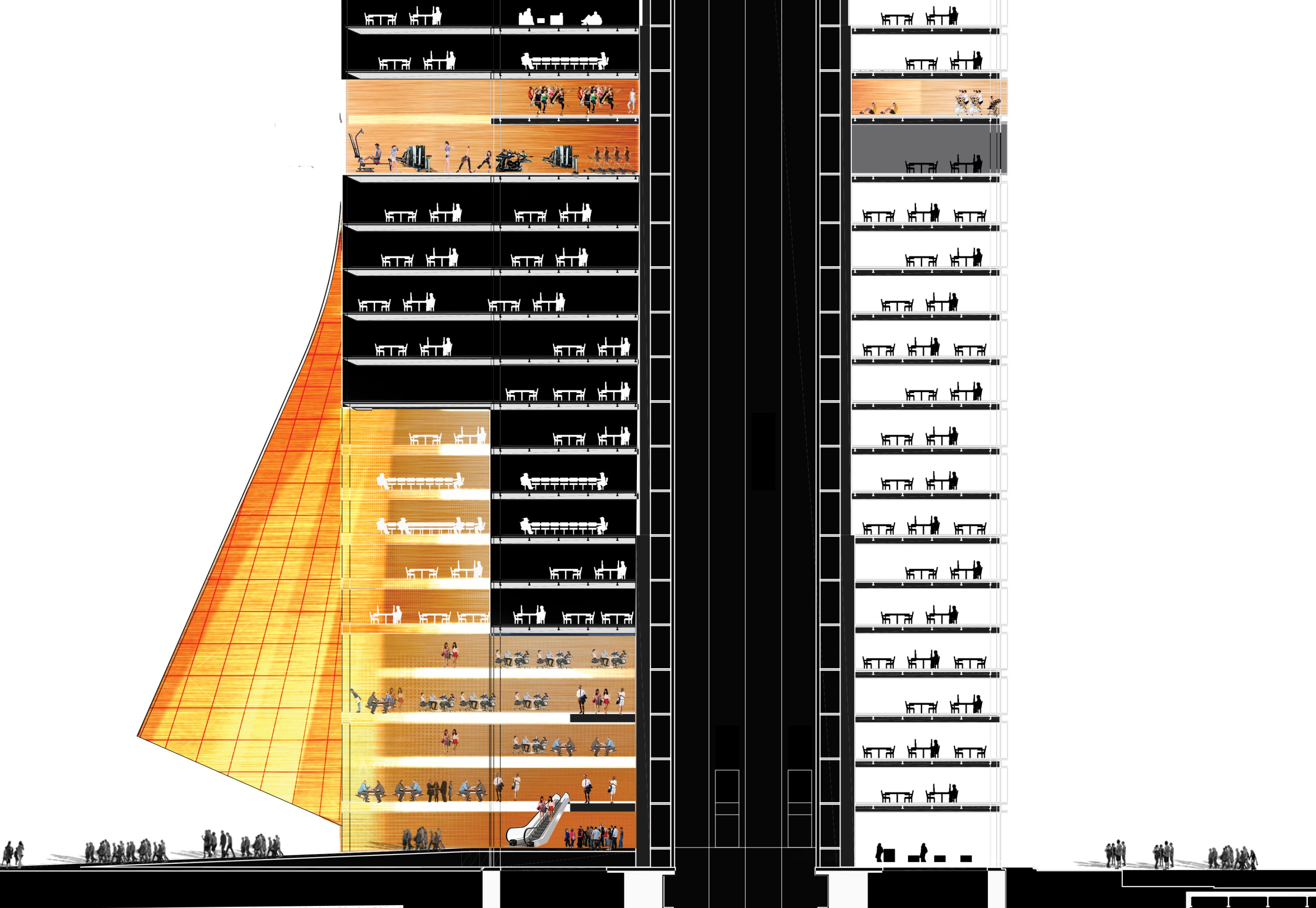 巴黎 Montparnasse 大厦室内设计解读-21