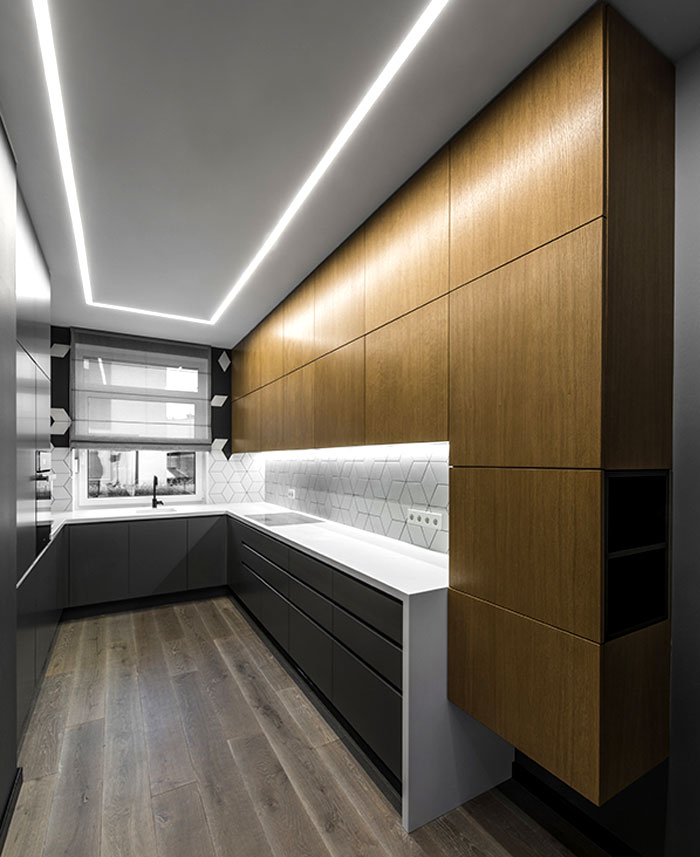 维尔纽斯Stylish住宅  Interjero architektūra-8