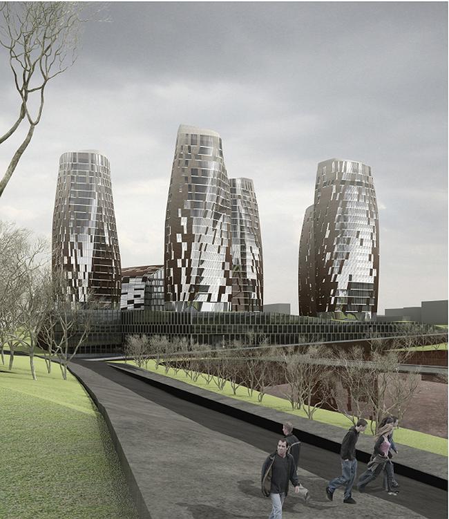 基辅多功能住宅  办公综合体丨乌克兰丨Сергей Скуратов ARCHITECTS-12