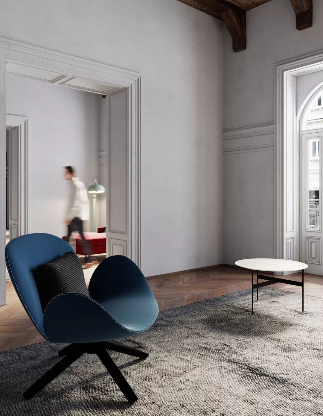 木梁 拱窗，老房子这样设计更有腔调！-13