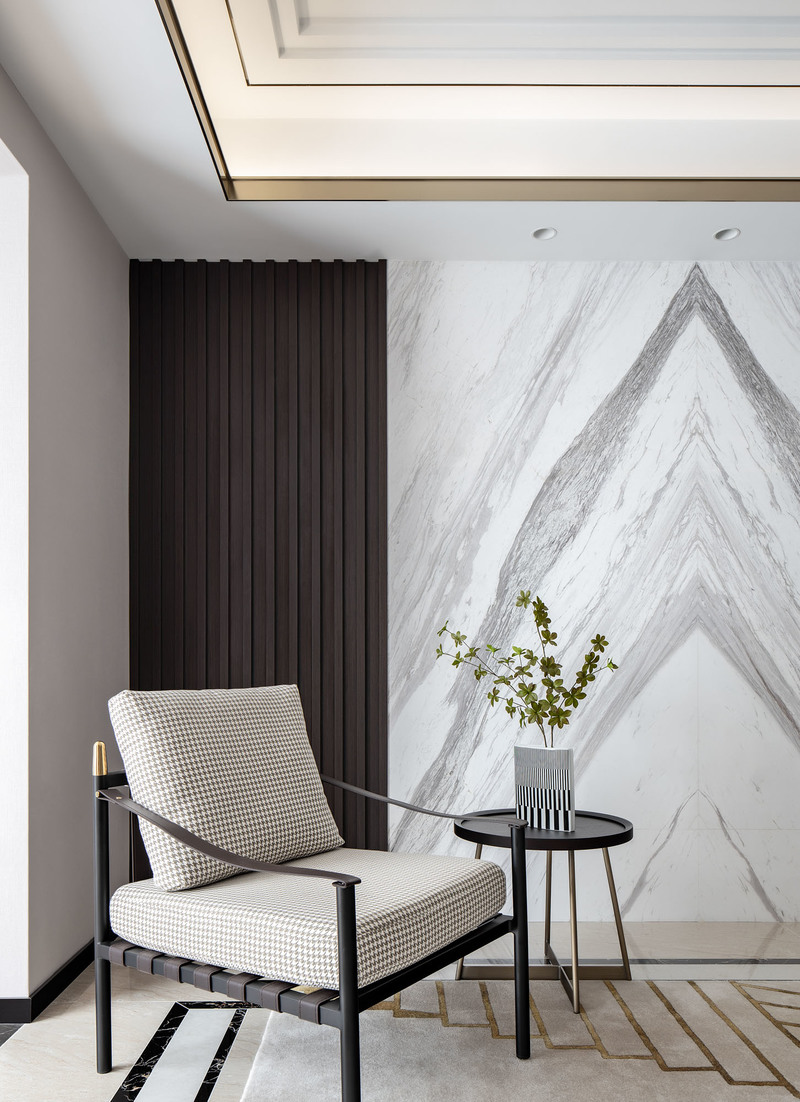 万科汉口传奇·唐樾轻奢风精装房设计，空间潜力极致发挥-17