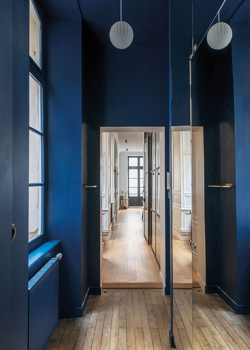 位于法国雷恩具有古典特色的现代公寓-9