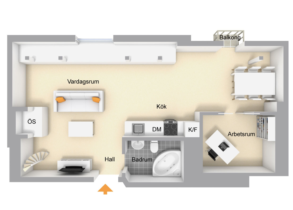 白色梦幻88平两居室公寓设计-28
