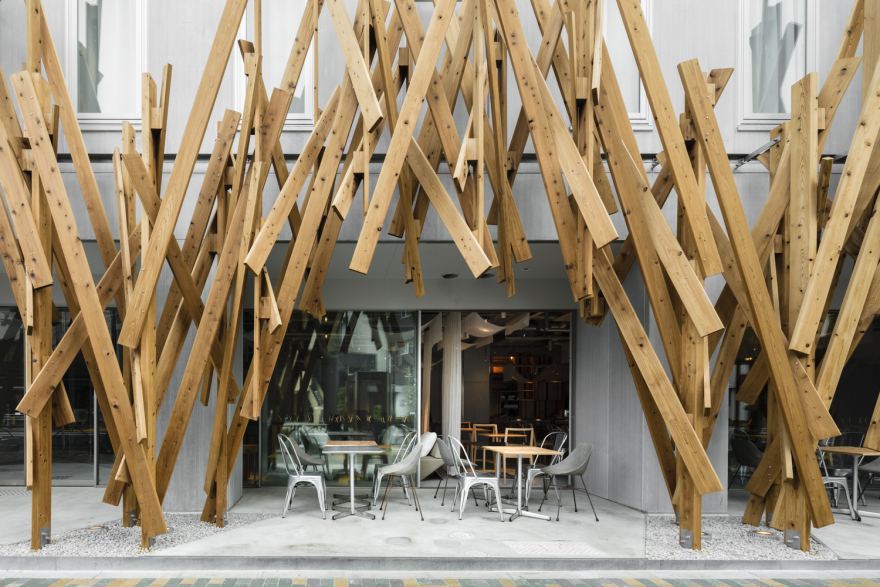 日本 ONE@东京酒店丨隈研吾事务所-7