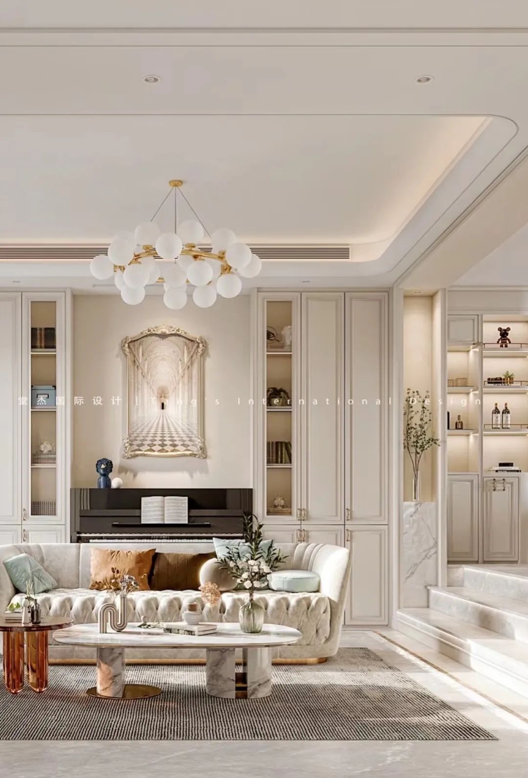 南京云栖山庄 320㎡轻法式大宅丨中国南京丨堂杰国际设计-16