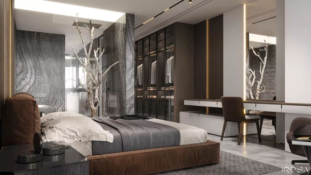 乌克兰 IQOSA 工作室打造野性公寓,粗犷与精致的完美融合-112