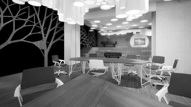 大型乌克兰贸易网络总部办公室丨乌克兰基辅丨Dmytro Aranchii Architects-48