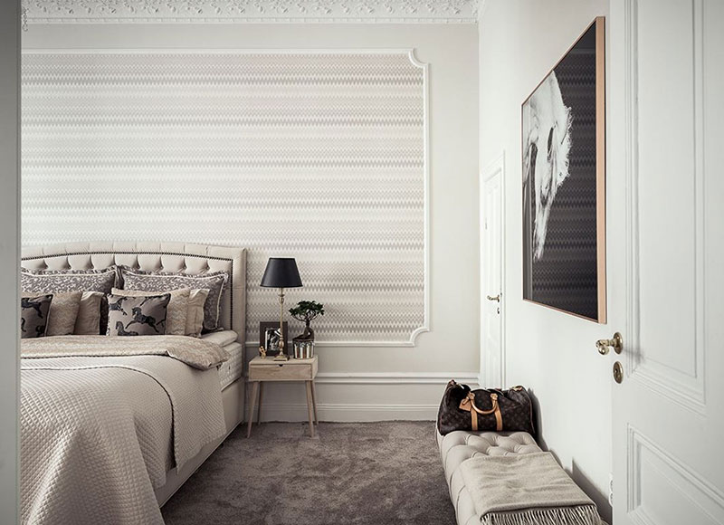 斯德哥尔摩优雅现代公寓，黑厨引领时尚-13