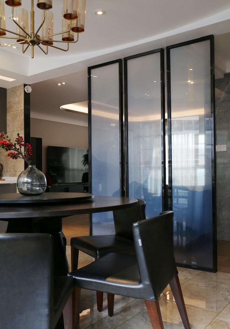 打造中式现代之家 | 水墨画、绿意与实用设计的完美融合-7