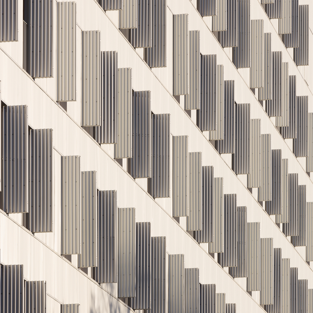 Madrid Adelfas 98 绿色住宅大楼，双体积设计优化自然光-54