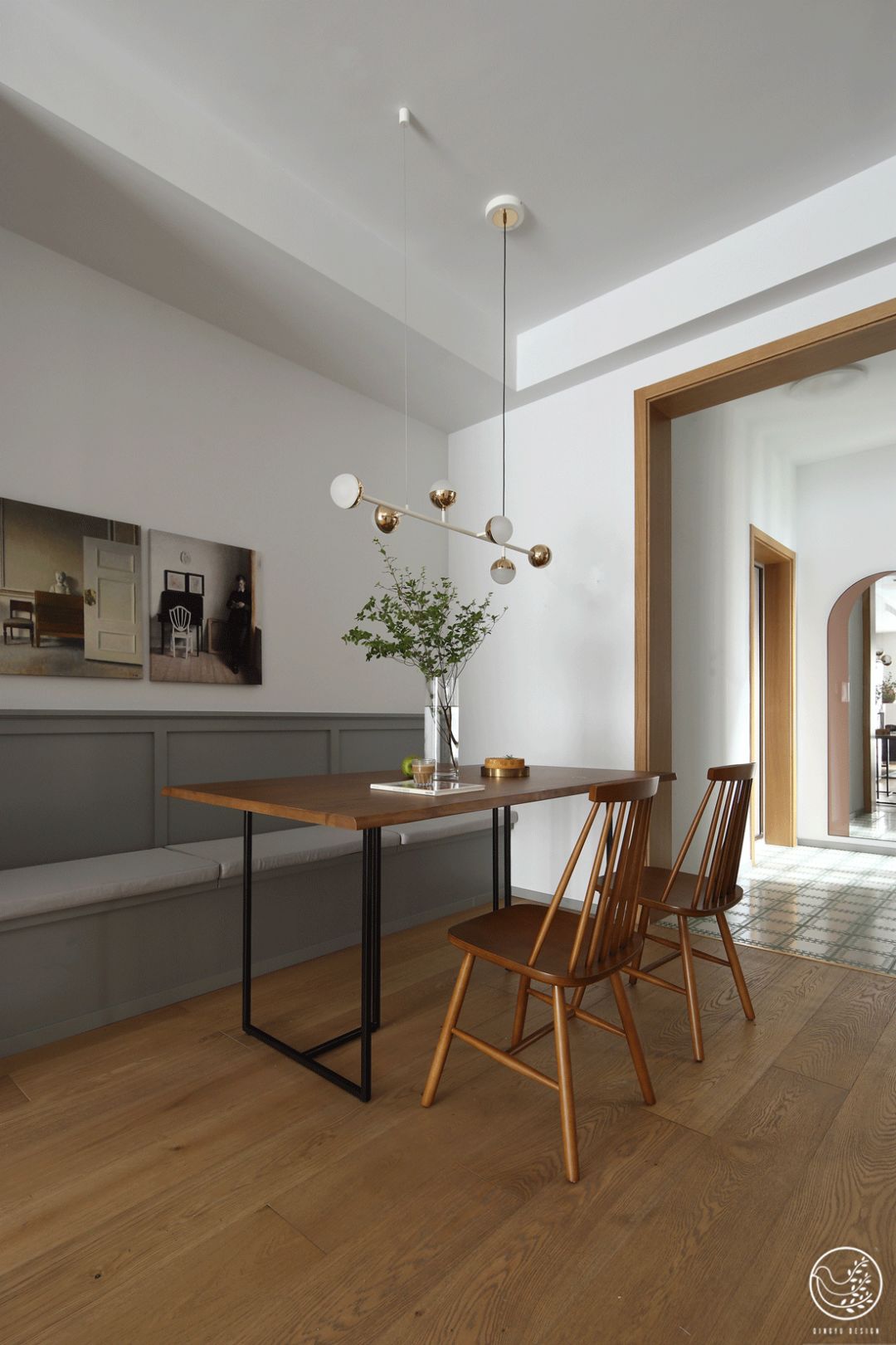 北欧风轻复古宅丨中国成都丨清羽设计-36