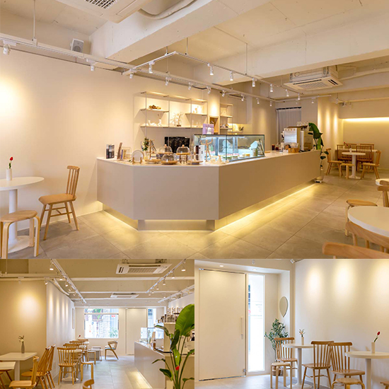 明亮简约的 24 平米咖啡厅设计-1