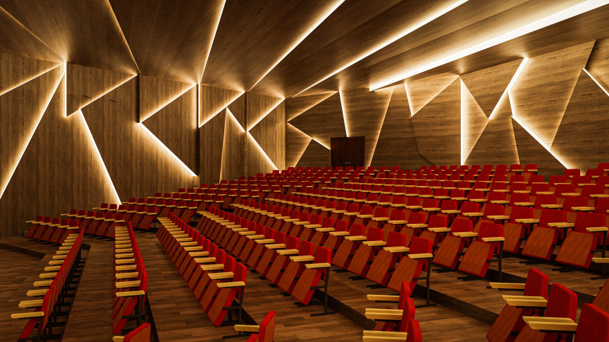 音乐大厅声学设计及视线研究项目丨Helwan大学美术学院建筑系-48