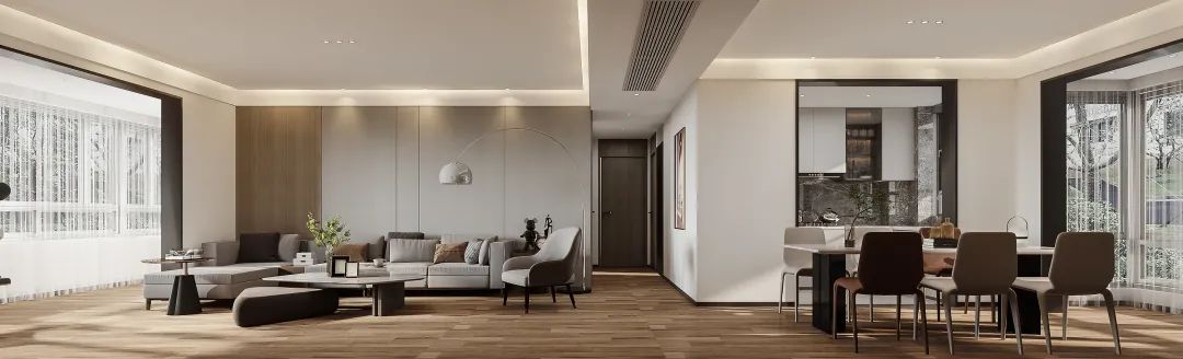 紫薇西棠 · 现代简约的温暖之家丨中国西安丨西安.大小空间设计-5