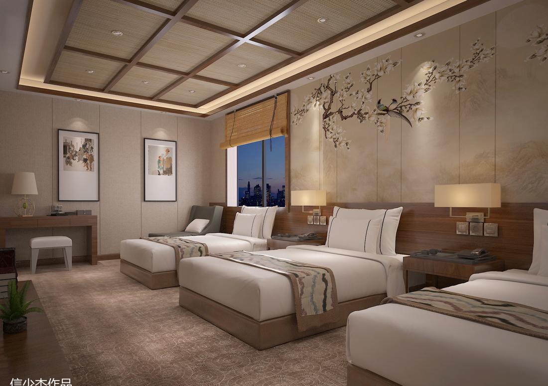 南阳酒店标间设计展示-0