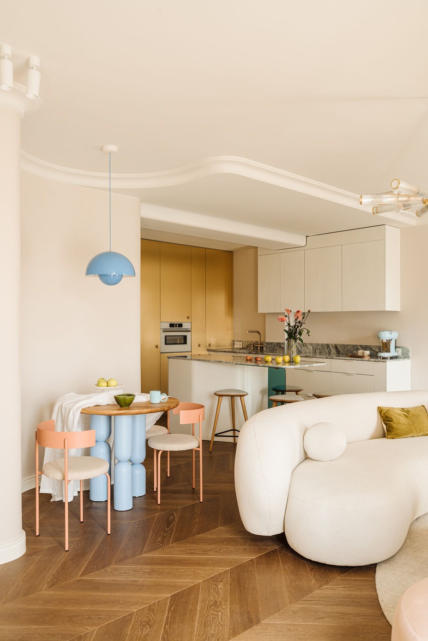 带PKiN景观的公寓室内设计丨波兰华沙丨Katarzyna Sosińska-36