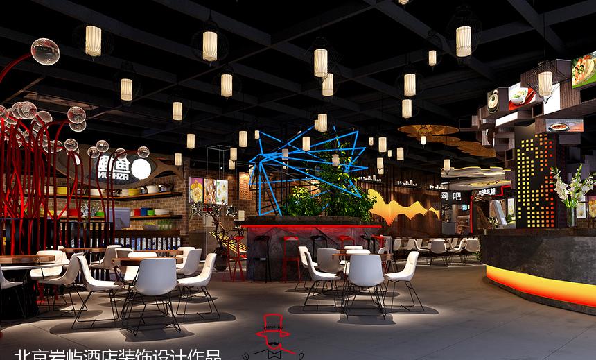 北京捕食者美食广场设计之乾峰美食广场-4