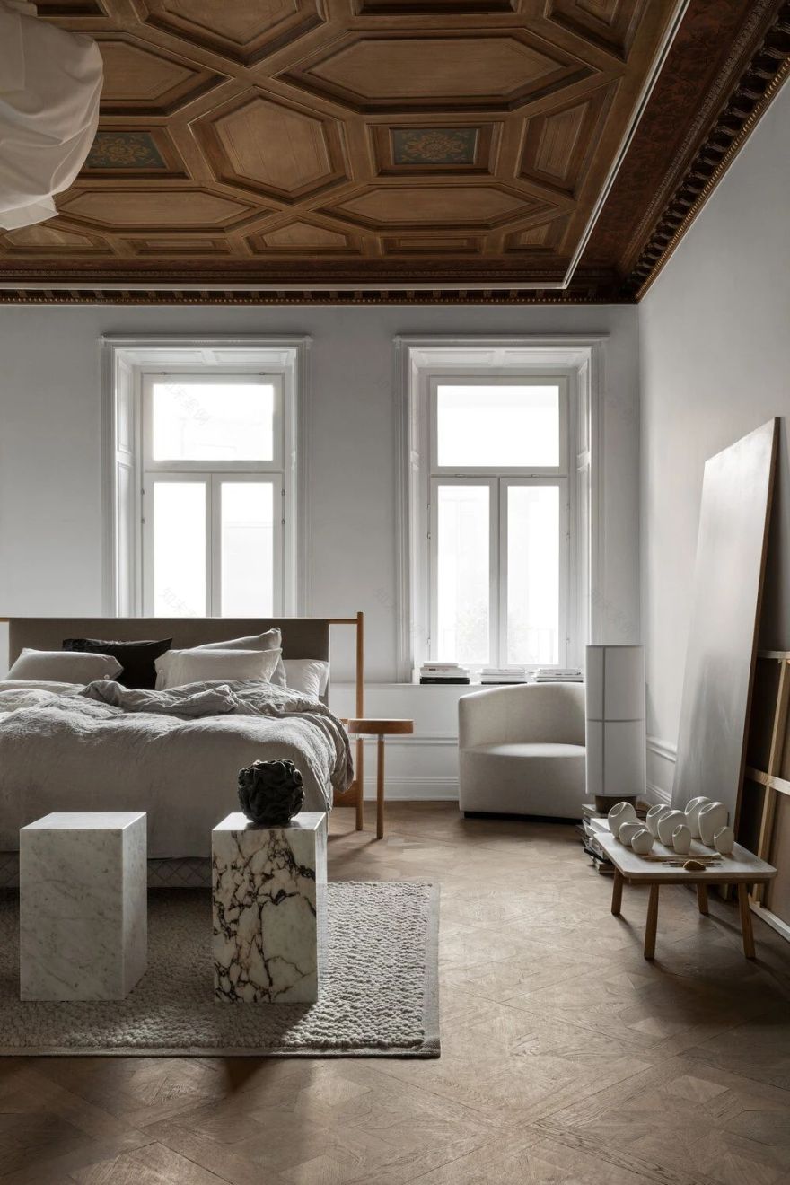 斯德哥尔摩市中心雕塑家公寓 | 原始与精致的艺术空间-11