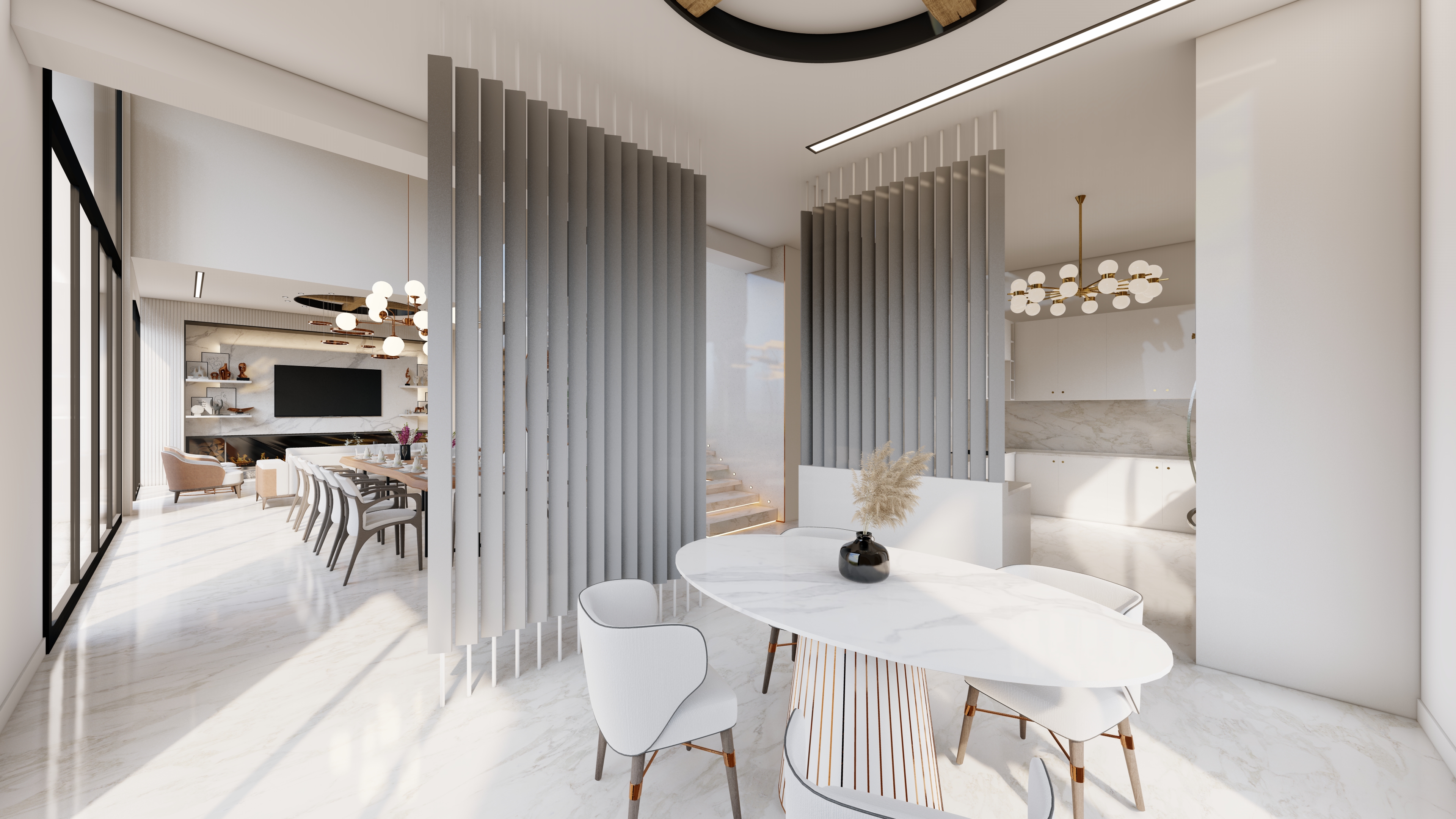 VillaRose 圆形书架设计-12