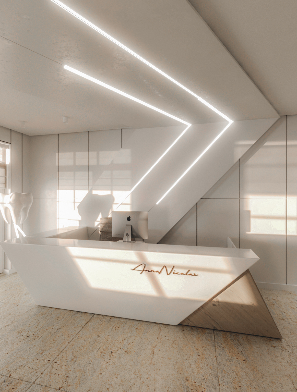 Anna Nicolas Clinic 室内设计丨Saber Designs-4