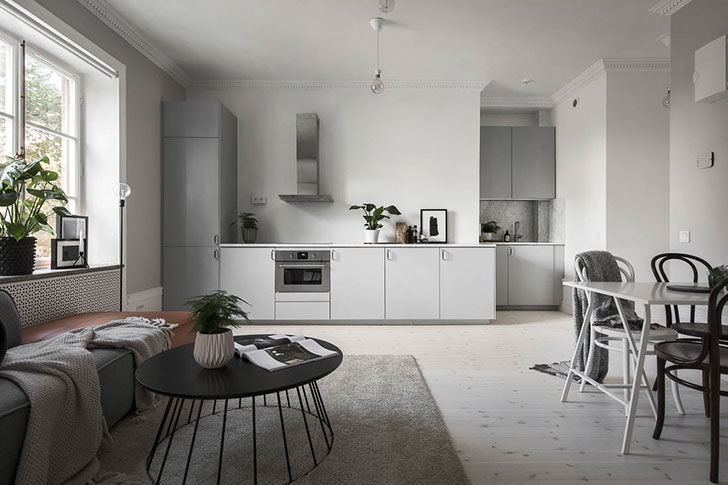 温馨简约的斯德哥尔摩 46 平米小公寓-7