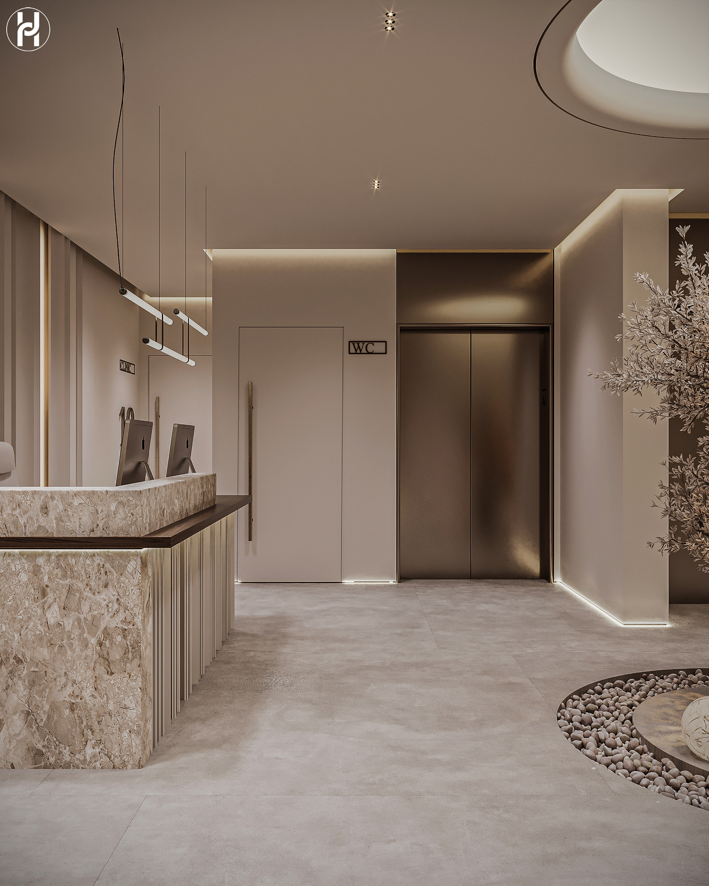 办公前台丨埃及开罗丨Ghada Gamal-11