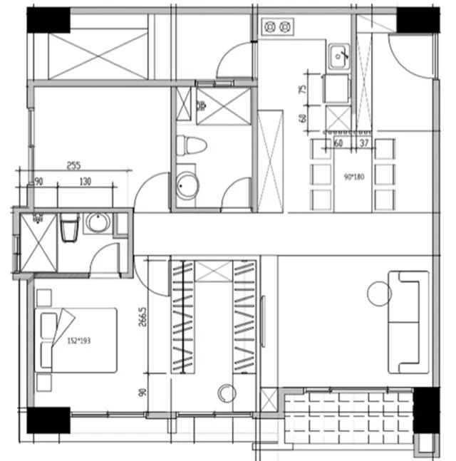 他说：90平米1室就够了，老婆的衣帽间，一定不能少-17