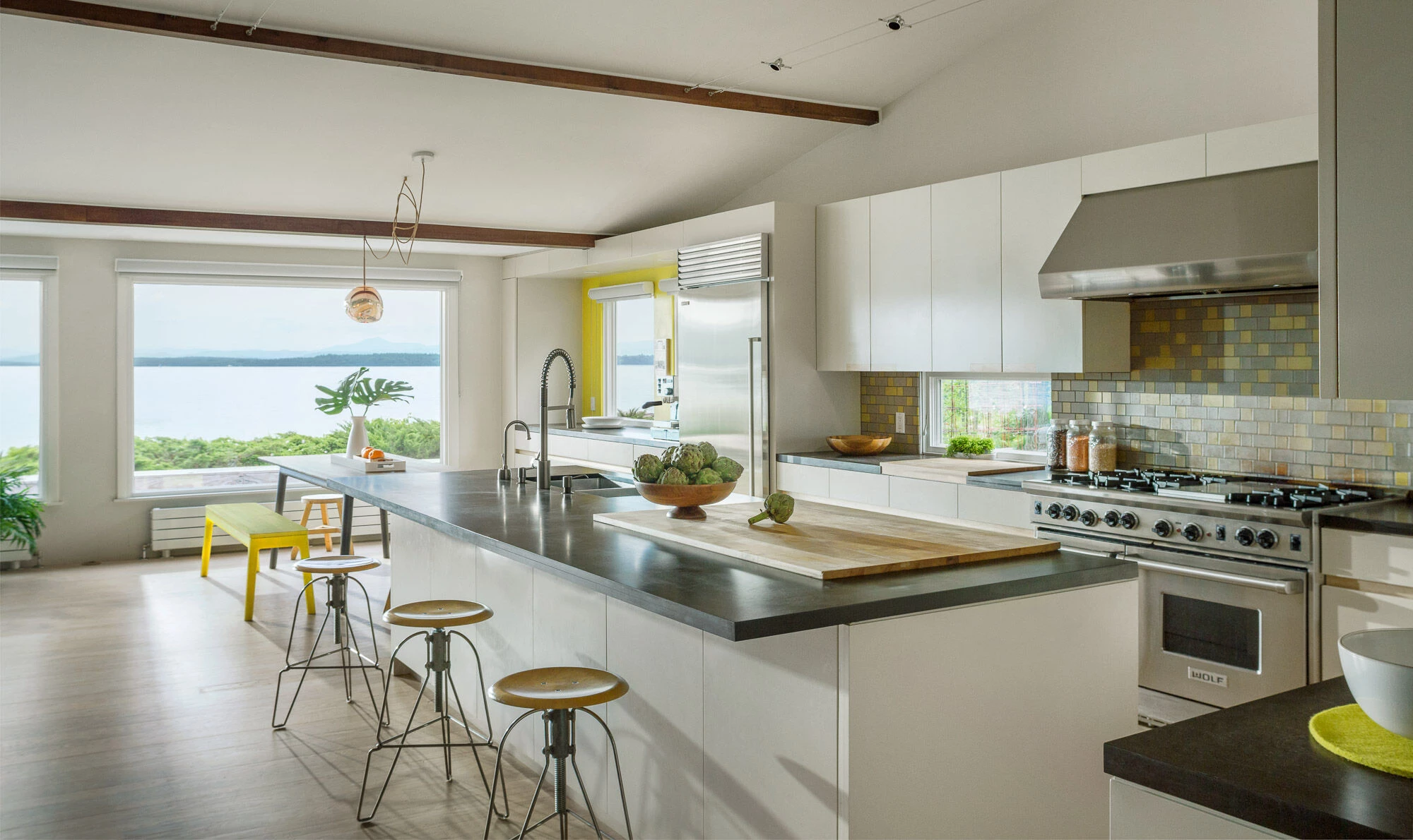 纽约湖滨现代别墅-14