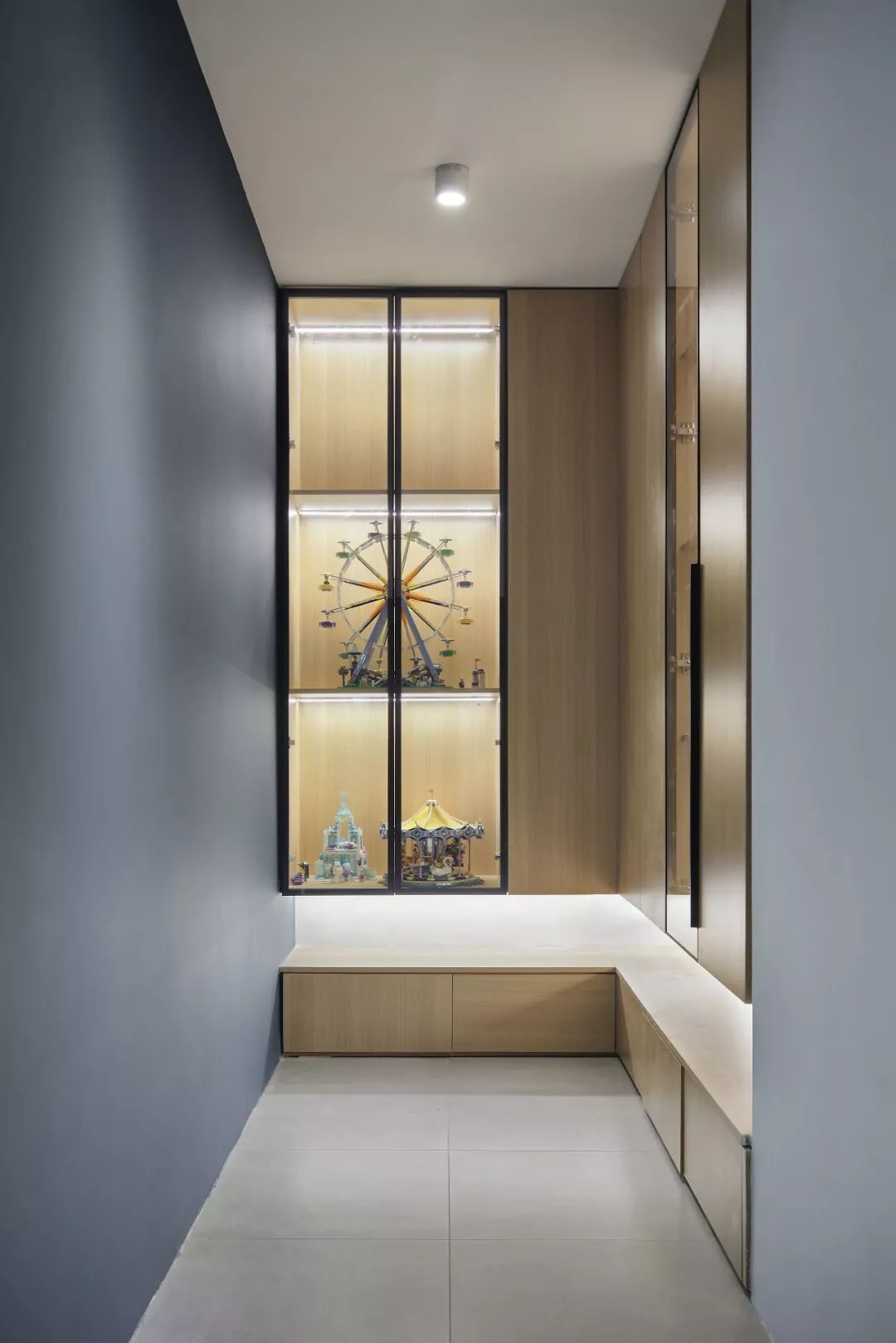 三口之家地下娱乐空间，趣味层高打造多功能生活场所-61