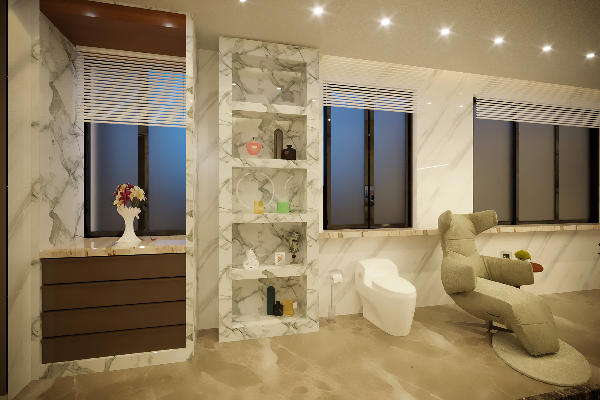 Bed Room with Bath Room 2022-8