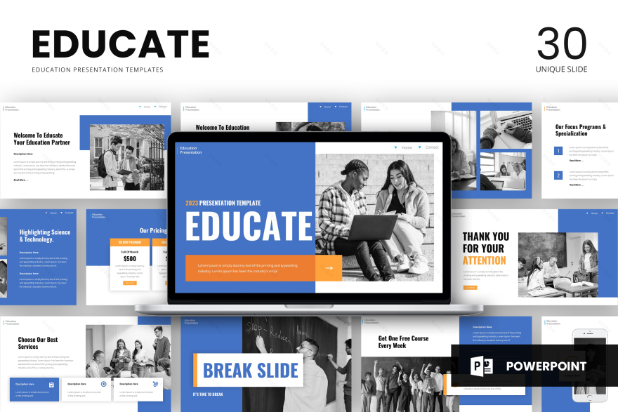 教育演示文稿模板-2