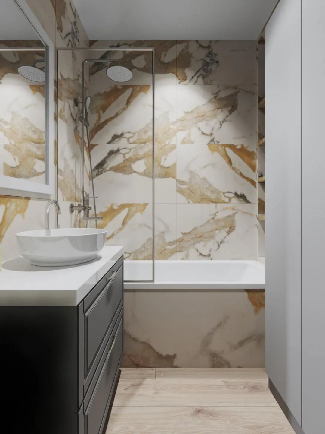 33㎡小宅设计丨Mary Sinelnikova-23