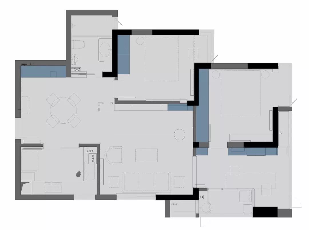 诗享家设计 | 现代风与美式轻奢的完美演绎-28