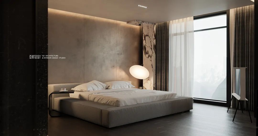 黑白灰的魅影之家 · 爵世名邸的现代艺术设计丨亚町设计-38