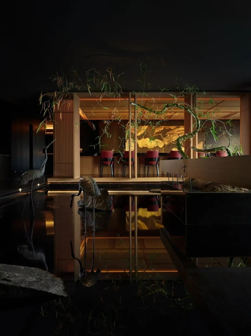 鸣辉正本料理宁波东部店丨中国宁波丨李一设计师事务所-0