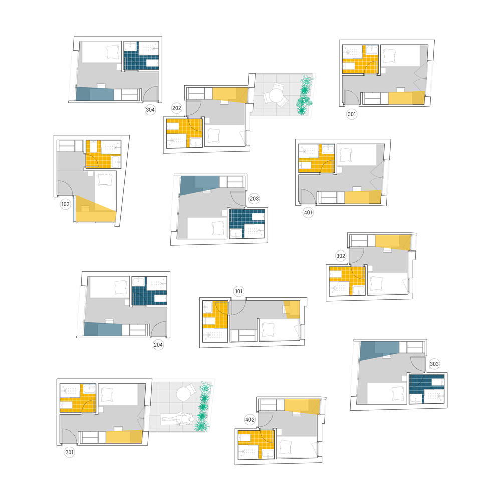 Dozen Doors Coliving · 多元共享空间探索丨西班牙马德里丨gon architects-14