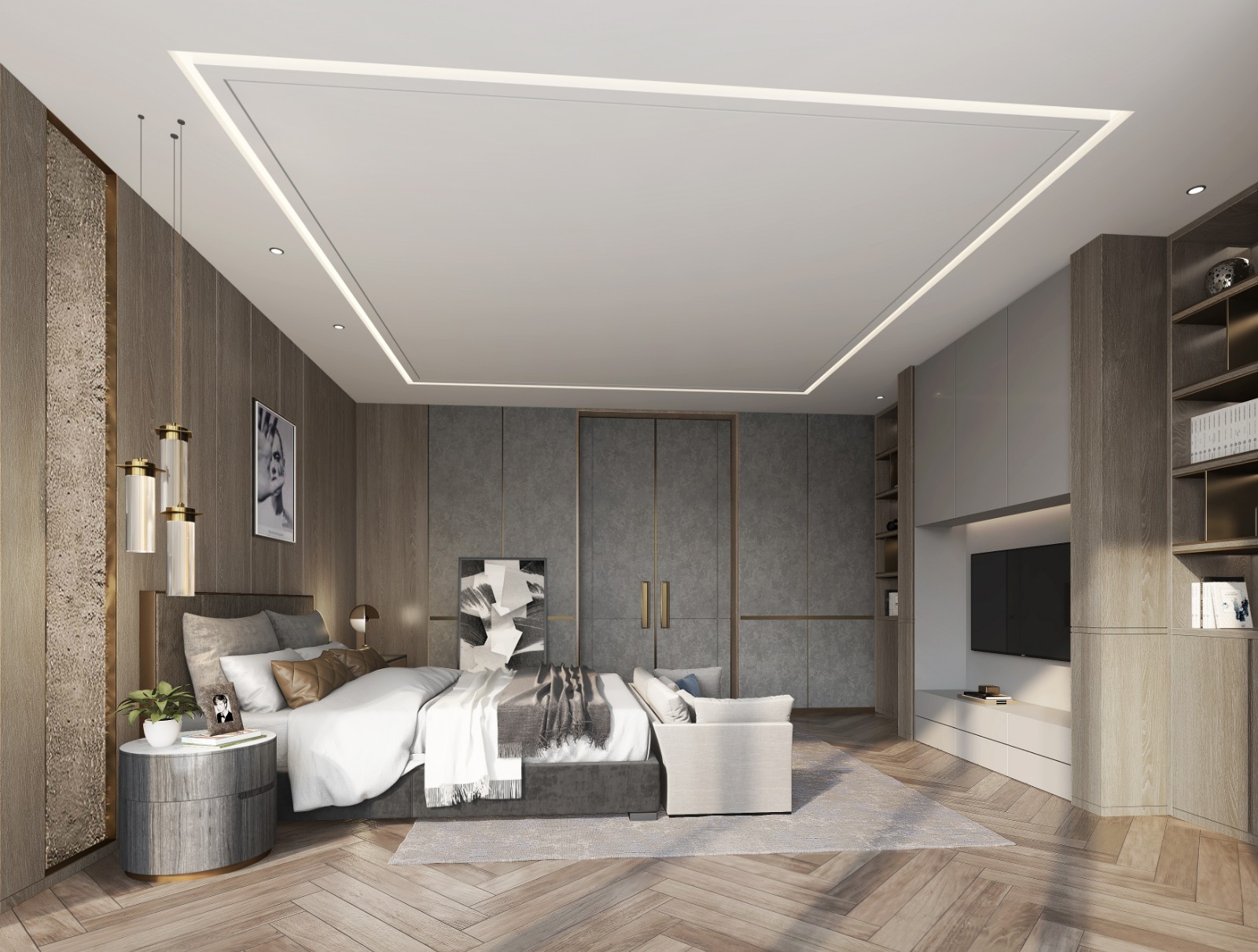 传统材料演绎现代生活美学 | 私人住宅设计案例-26