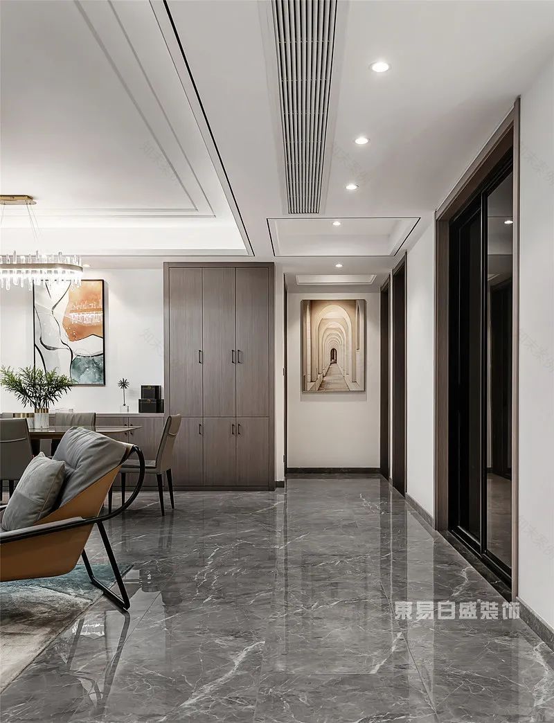 500㎡美式风实拍,瞳孔里开出烟灰色的花朵-12