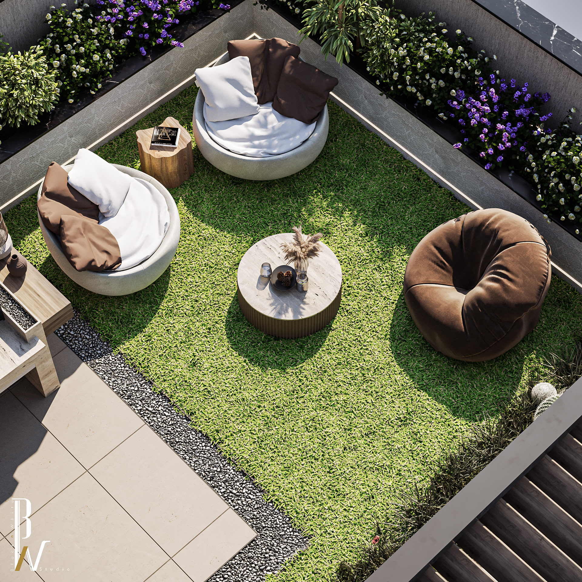 屋顶设计丨Black N White-0