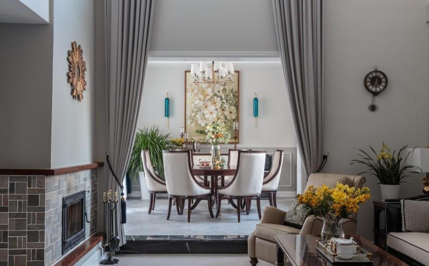 简约美式别墅设计-11