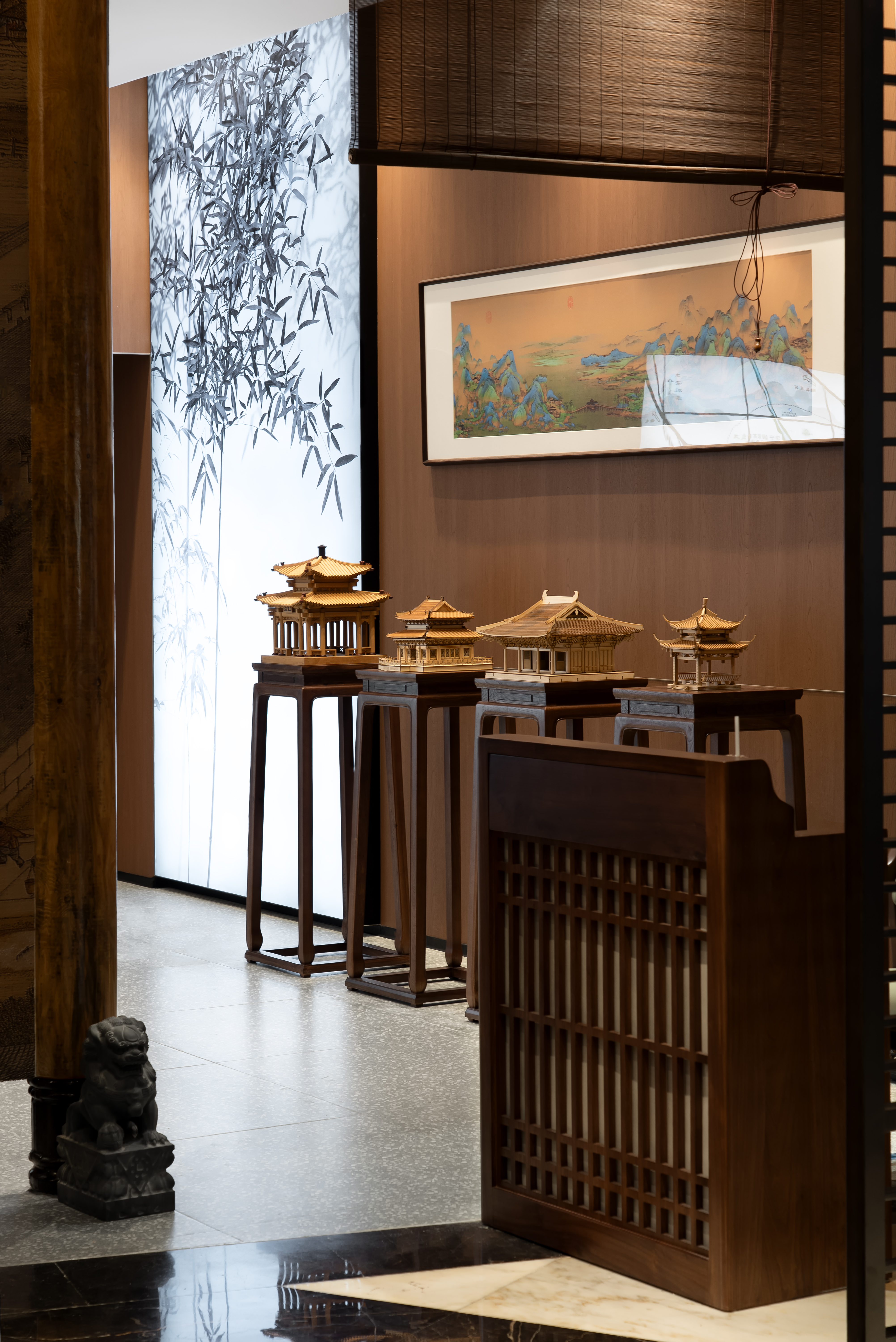 空间摄影丨新中式售楼处-9