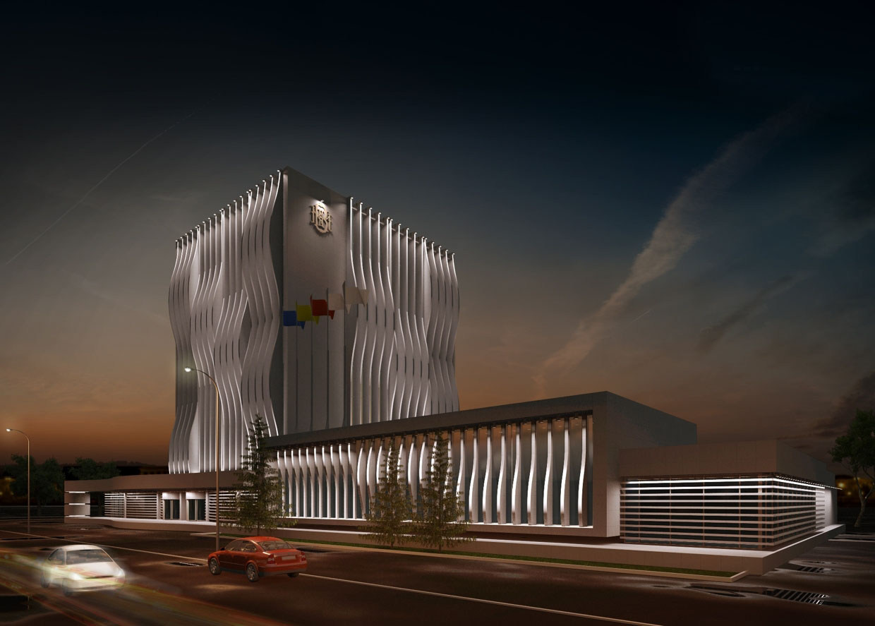 摩尔多瓦国家银行,基希纳乌的现代室内设计-11