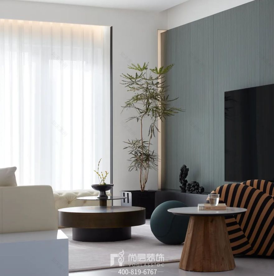 兴创荣墅|300㎡叠拼别墅设计,「净」与「静」的交织律动-112