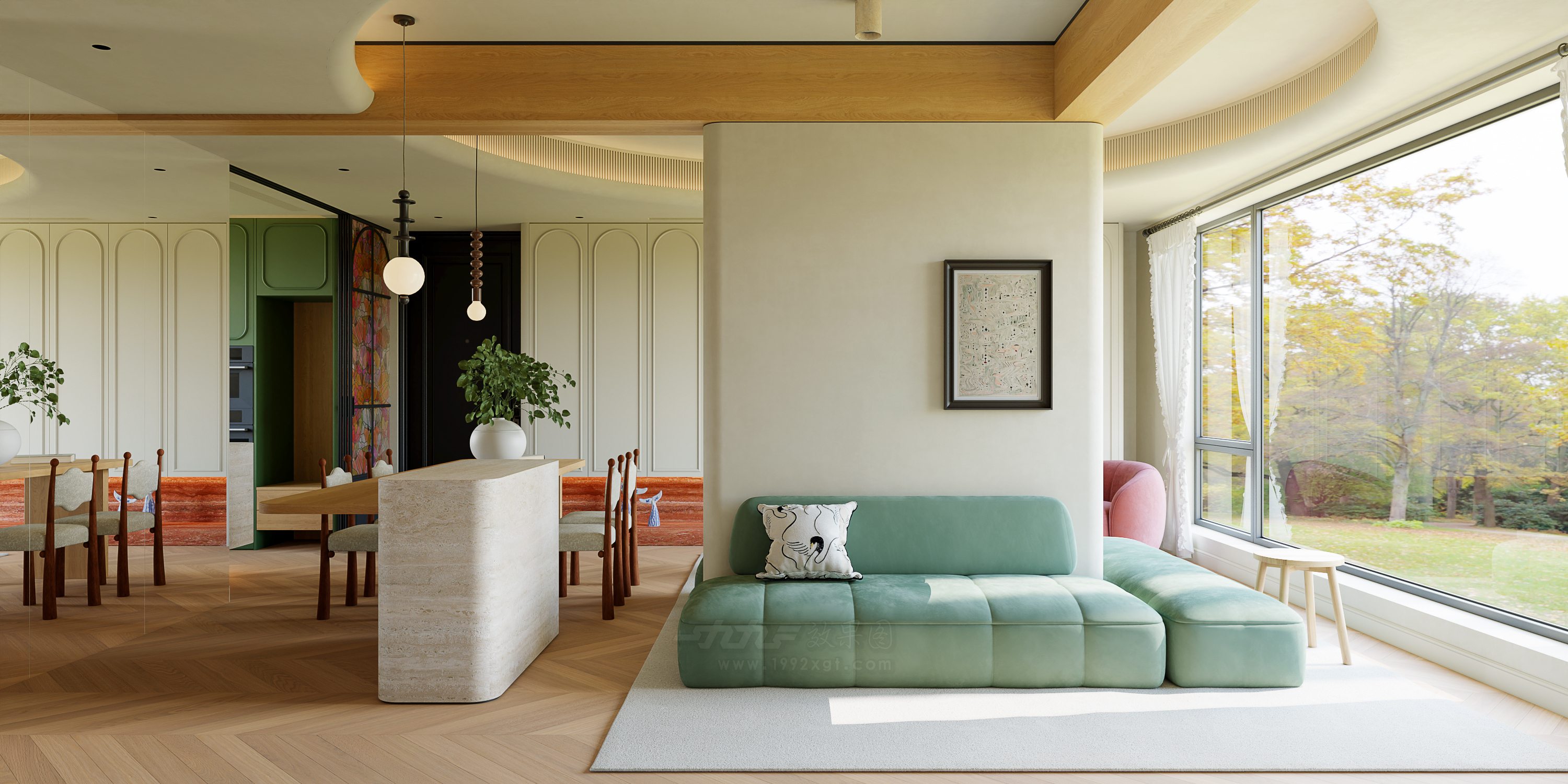 美式小家装效果表现-1