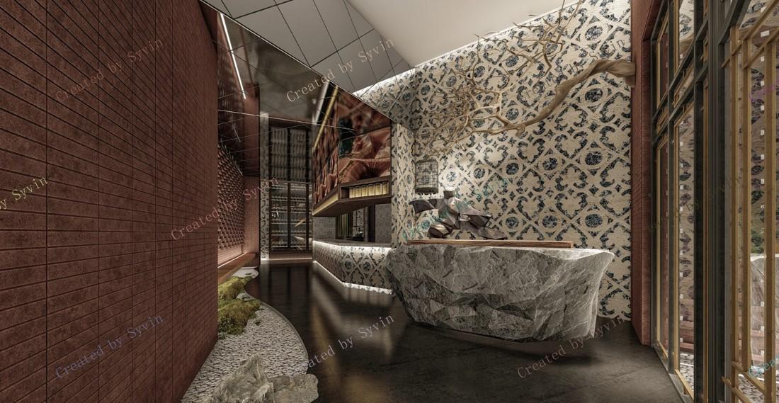 高端私房菜餐厅设计 | 自然与都市的和谐交融-2