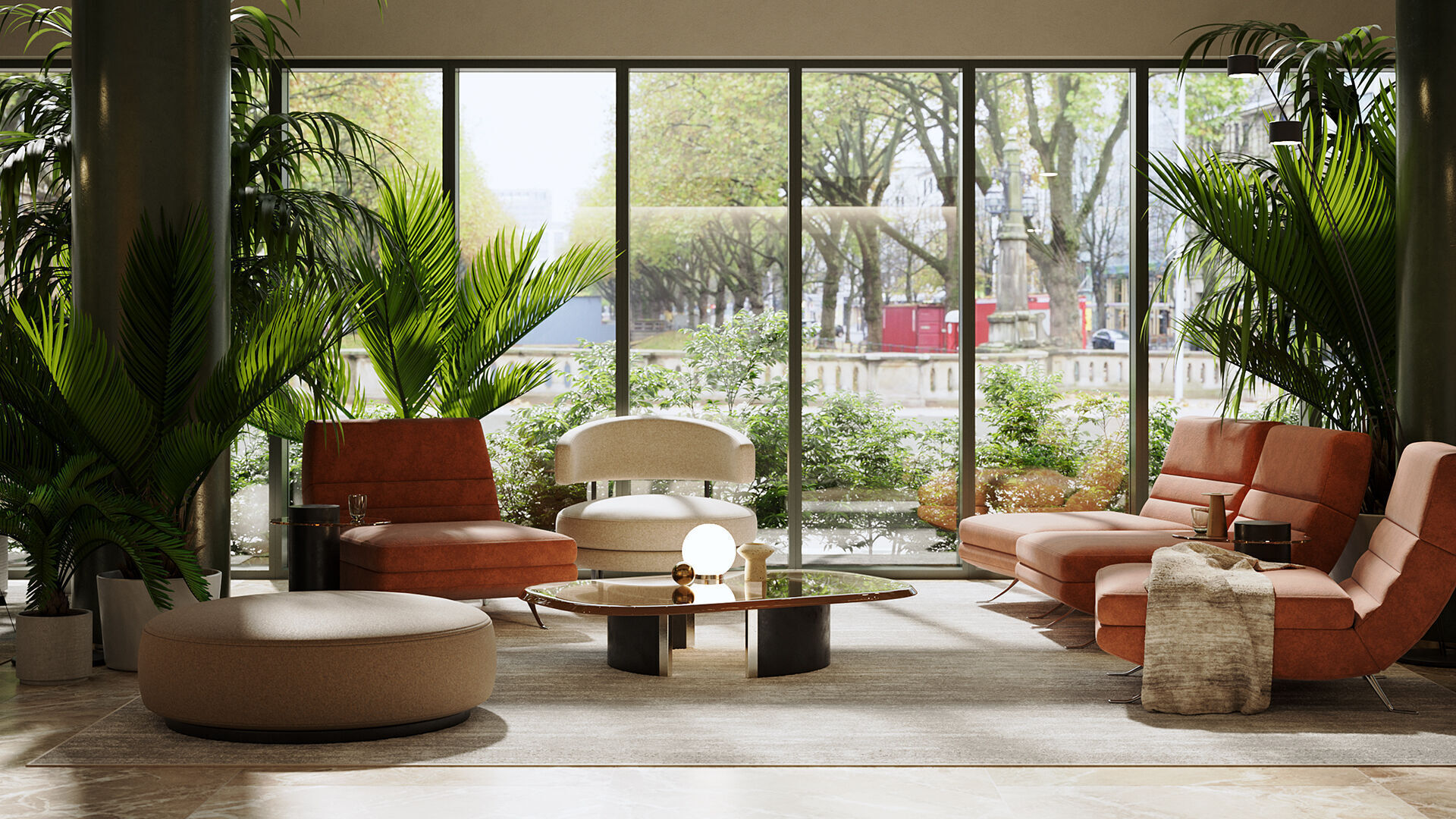 Hotel lobby furniture-3