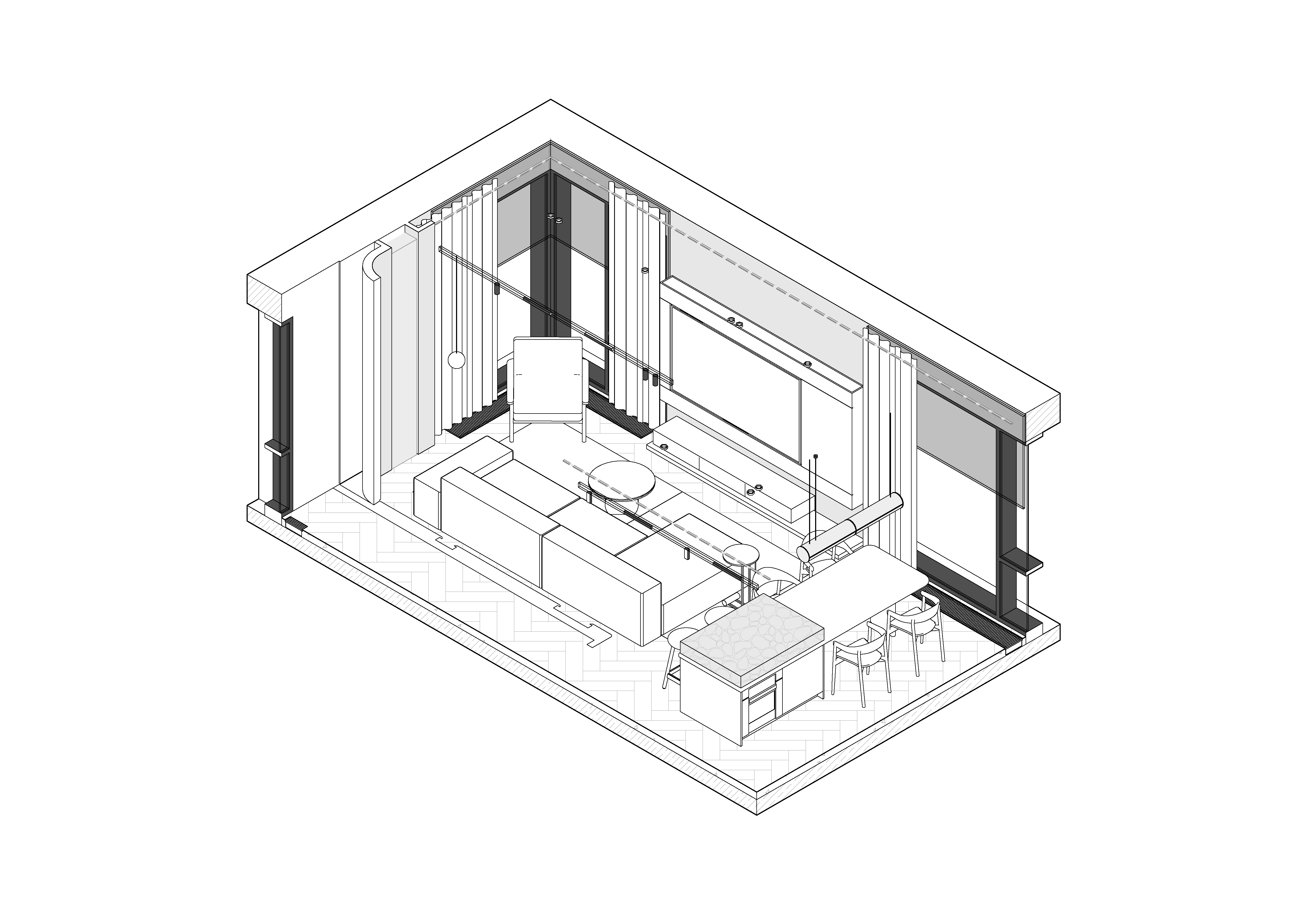 小区：大都会（注：ЖК常见指жилой комплекс即住宅小区，Метрополия音译大都会，这也是较为常见的意译） 丨俄罗斯莫斯科丨Ananev Architects-41